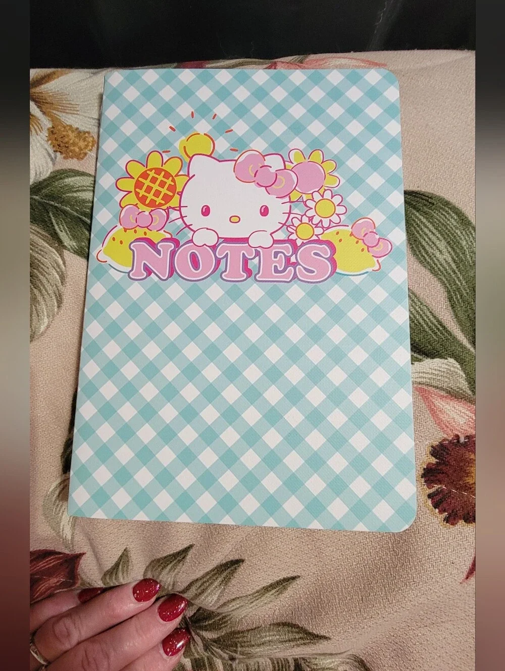 Hello Kitty Pastel Notebook & Stationery Set in Pink, Teal & White